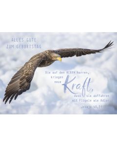 Faltkarte Alles Gute zum Geburtstag - Neue Kraft