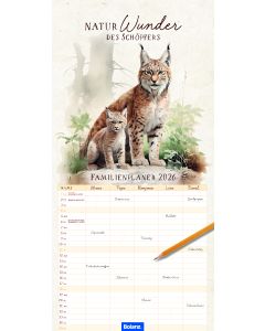 Naturwunder des Schöpfers 2026 - Familienplaner