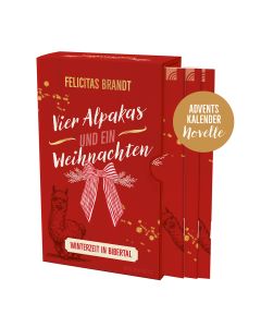 Vier Alpakas und ein Weihnachten