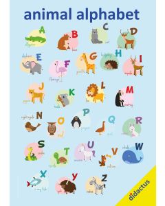 Lernposter 'animal alphabet'