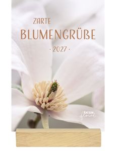 Zarte Blumengrüße 2027 - Tischkalender