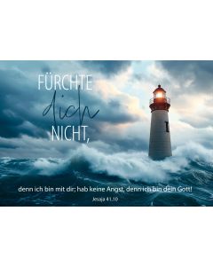 Faltkarte 1Ex. Fürchte dich nicht (Leuchtturm)