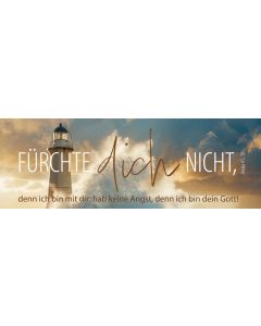 Lesezeichen 10 Ex. Fürchte dich nicht (Leuchtturm)