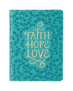 Notizbuch 'Faith Hope Love'
