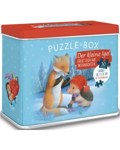 Puzzle-Box 'Der kleine Igel freut sich auf Weihnachten'