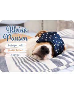 Postkarte 'Kleine Pausen'