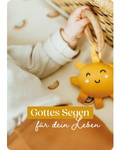 Postkarte Gottes Segen für dein Leben