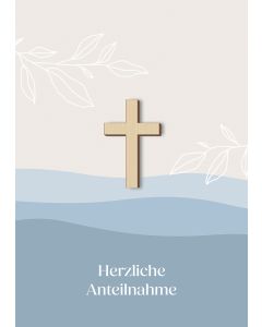 Faltkarte Herzliche Anteilnahme