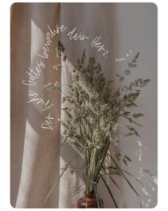 Postkarte Der Friede Gottes bewahre dein Herz