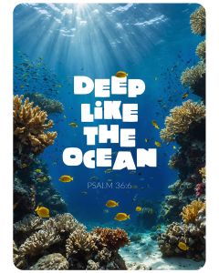 Postkarte Deep like the ocean
