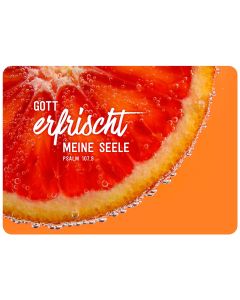 Postkarte Gott erfrischt meine Seele