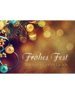 Postkarte 'Frohes Fest'