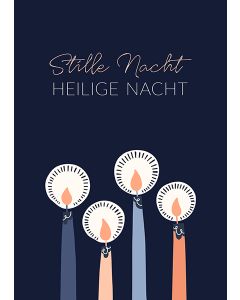 Postkarte 'Stille Nacht Heilige Nacht'