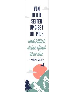 Lesezeichen Von allen Seiten umgibst du mich