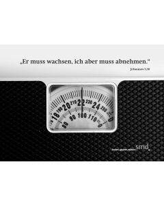 Postkarte 'Er muss wachsen...'