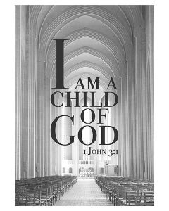 Poster A3 'I am a child of God'