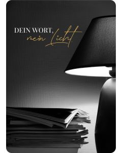 Postkarte 'Dein Wort, mein Licht' 1EX