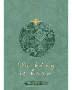 Postkarte 'The king is born'