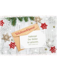 Postkarte Weihnachten 'Weihnachtspost'