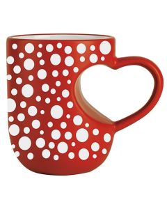 Herztasse 'Lieblingstasse' rot