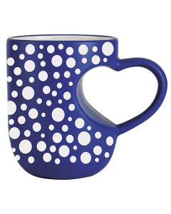 Herztasse 'Lieblingstasse' blau