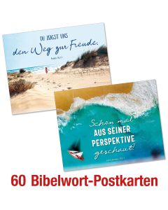 Paket 'Bibelwort-Postkarten' 60 Ex.