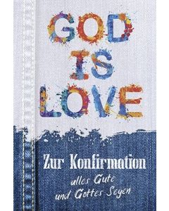 Faltkarte 'Zur Konfirmation alles Gute und Gottes Segen'