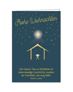 Faltkarte Weihnachten