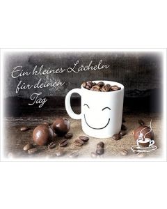 Coffee to send 'Ein kleines Lächeln ...'