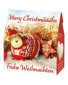Schafmilchseife 'Merry Christmääähs - Frohe Weihnachten'