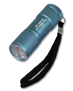 LED-Taschenlampe 'Weg' blau