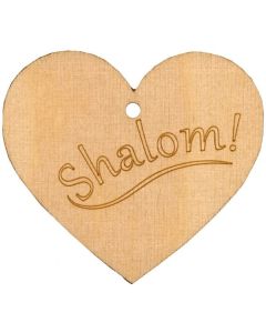 Holzherz 'Shalom!'