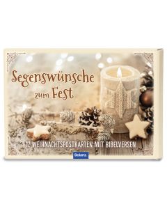 Postkartenbox 'Segenswünsche zum Fest'