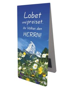 Magnetlesezeichen 'Lobet und preiset ..'