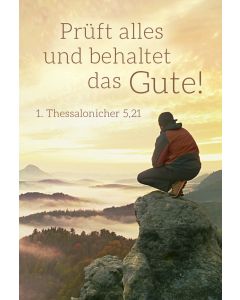 Poster A3 'Prüft alles und behaltet das Gute.'