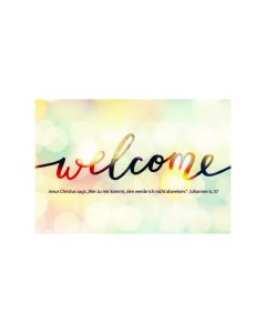 Postkarte 'Welcome' 10 Ex.