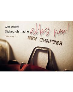 Postkarte 10 Ex. 'Gott spricht: Siehe, ich mache alles neu.