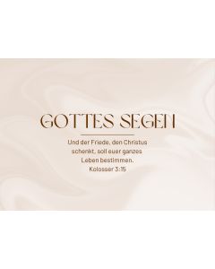 Postkarte 'Gottes Segen'